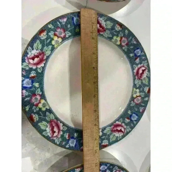 Nantucket By j&G Meakin Dinner Plates (set 6) 2 Have Chips 1 Has Been Glued Back - Picture 2 of 16